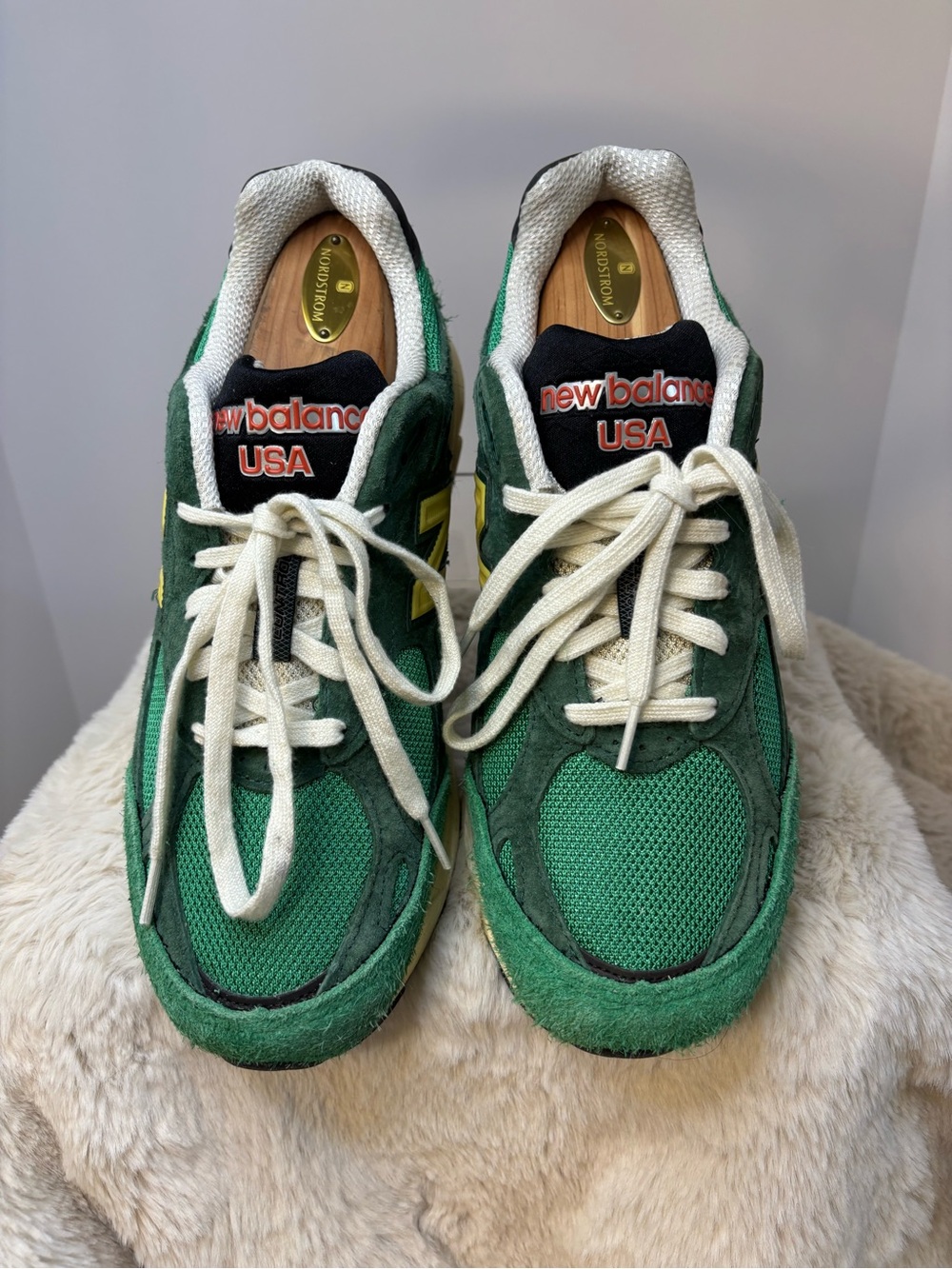 New Balance 990v3 M990GG3 Teddy Santis Green Gold Made USA Men’s 8
